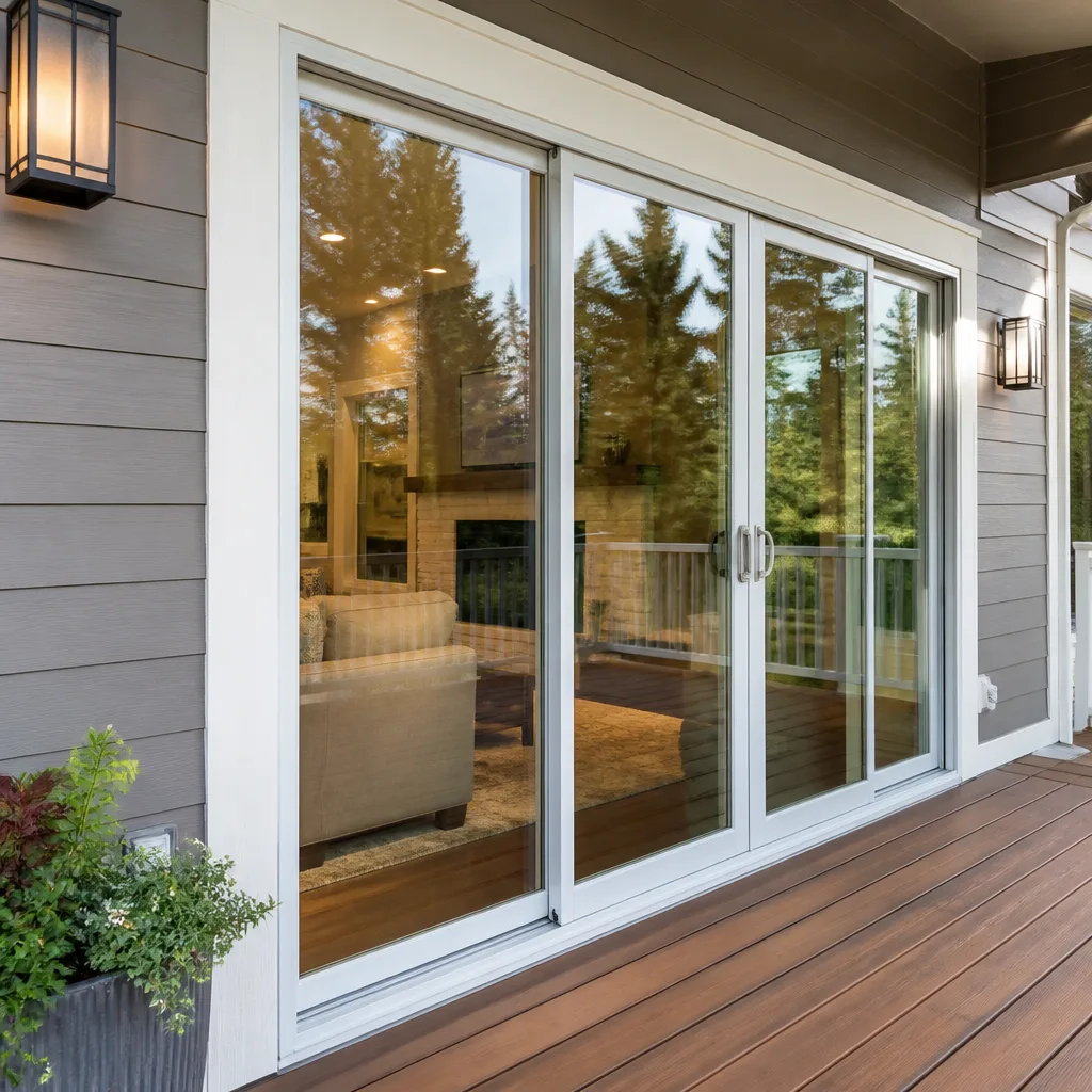 Sliding glass doors